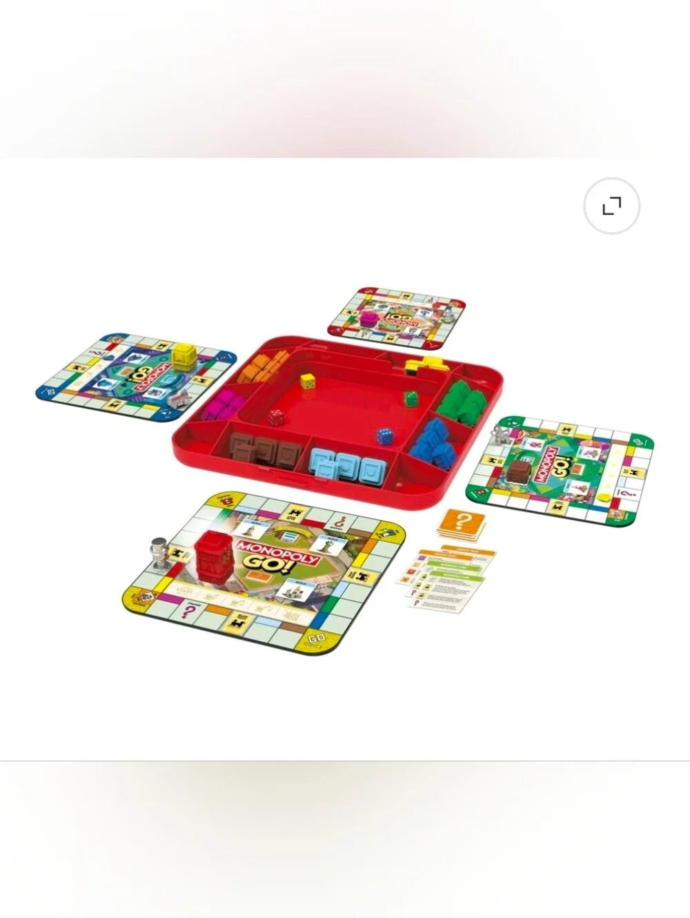 Monopoly GO! Board Game, Inspired by the Popular Mobile Board Game, 15 Mins., Fa